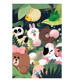 Line Friends Jungle Poster 61x91.5cm