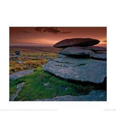 Mark Squire Cheesewring Bodmin Moor Art Print 40x50cm