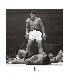 Muhammad Ali vs Liston Art Print 40x40cm