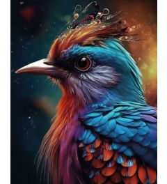 Colourful Bird Art Print 40x50cm