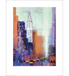 Manhattan Chrysler Building Print 80x60cm