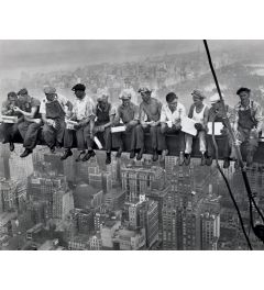 Lunch on a Skyscraper Poster 40x50cm