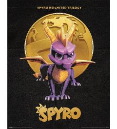 Spyro Golden Dragon Poster 40x50cm