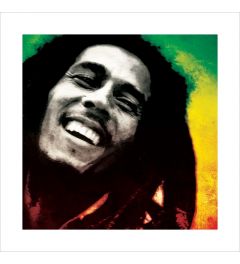 Bob Marley Paint Print 40x40cm