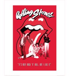 Rolling Stones It's Only Rock 'n Roll Art Print 40x50cm