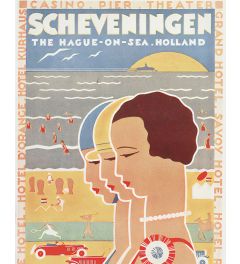 Scheveningen Vintage Kunstdruk 40x50cm