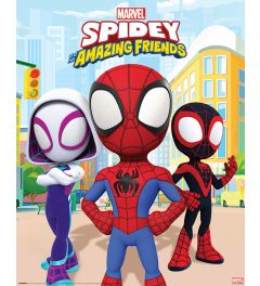 Spidey And His Amazing Friends Power Of 3 Poster 40x50cm