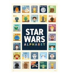Star Wars Alphabet Poster 61x91.5cm