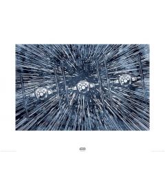 Star Wars Episode VII TIE Fighters Art Print 60x80cm 