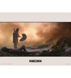 star-wars-the-mandalorian-meet-art-print-30x40cm