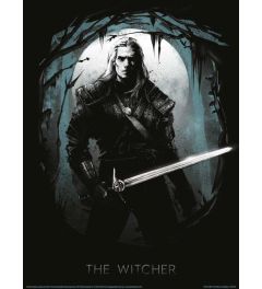 the-witcher-lair-of-the-beast-art-print-30x40cm