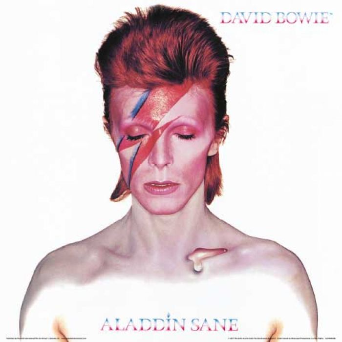 David Bowie Aladdin Sane Album Cover 30.5x30.5cm