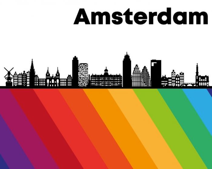 Amsterdam Pride Art Print 40x50cm